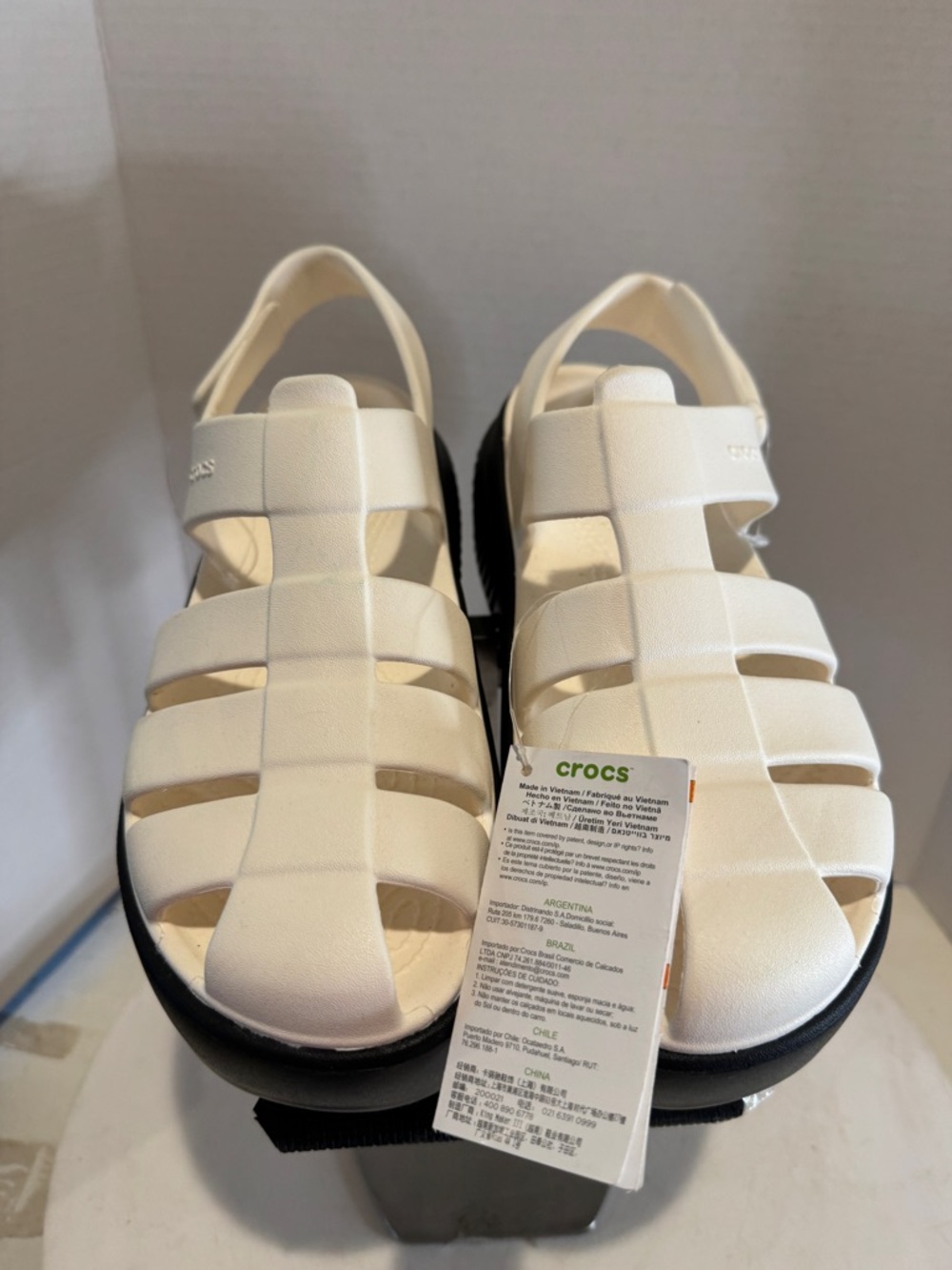 CROCS Stomp Platform Fisherman Sandal Women's size 9 - Picture 8 of 10
